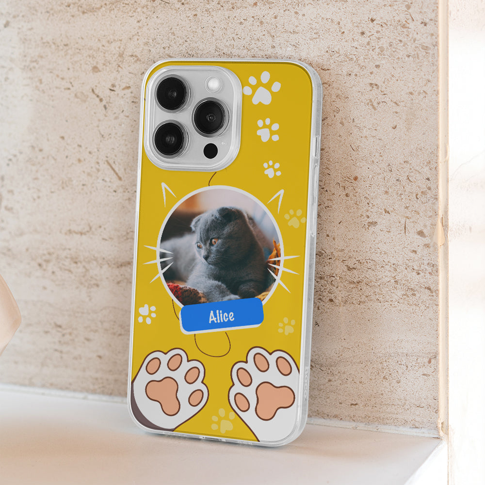 Iphone Case Cat Close Up View