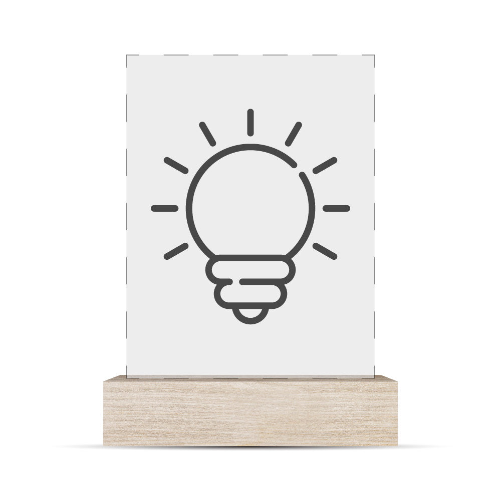 Wooden Stand with Illumination
