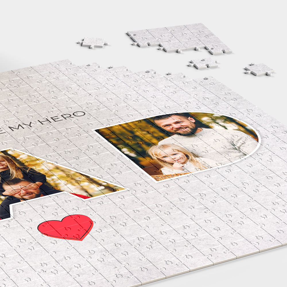 Personalized Puzzles Father Close Up
