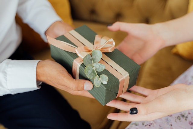 Giving a gift