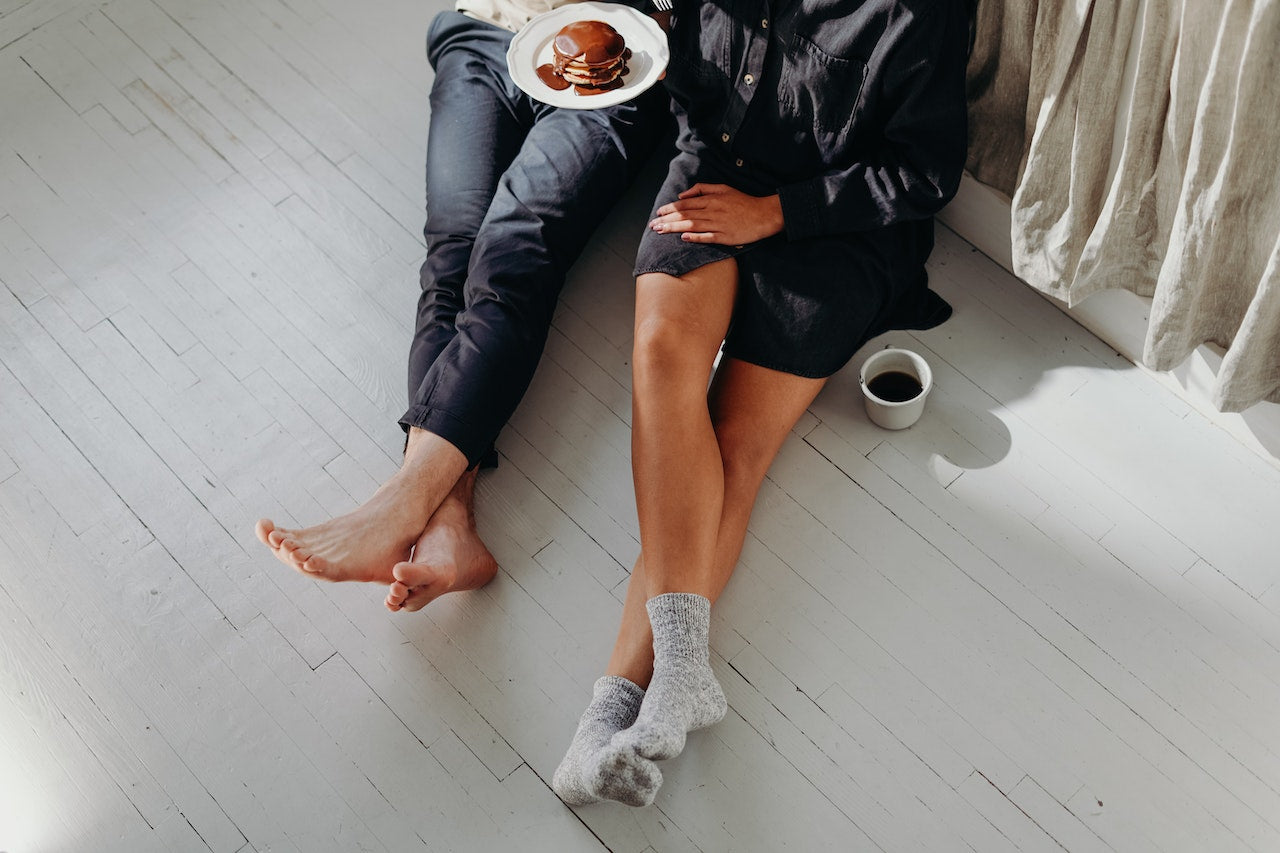 couple having breakfast