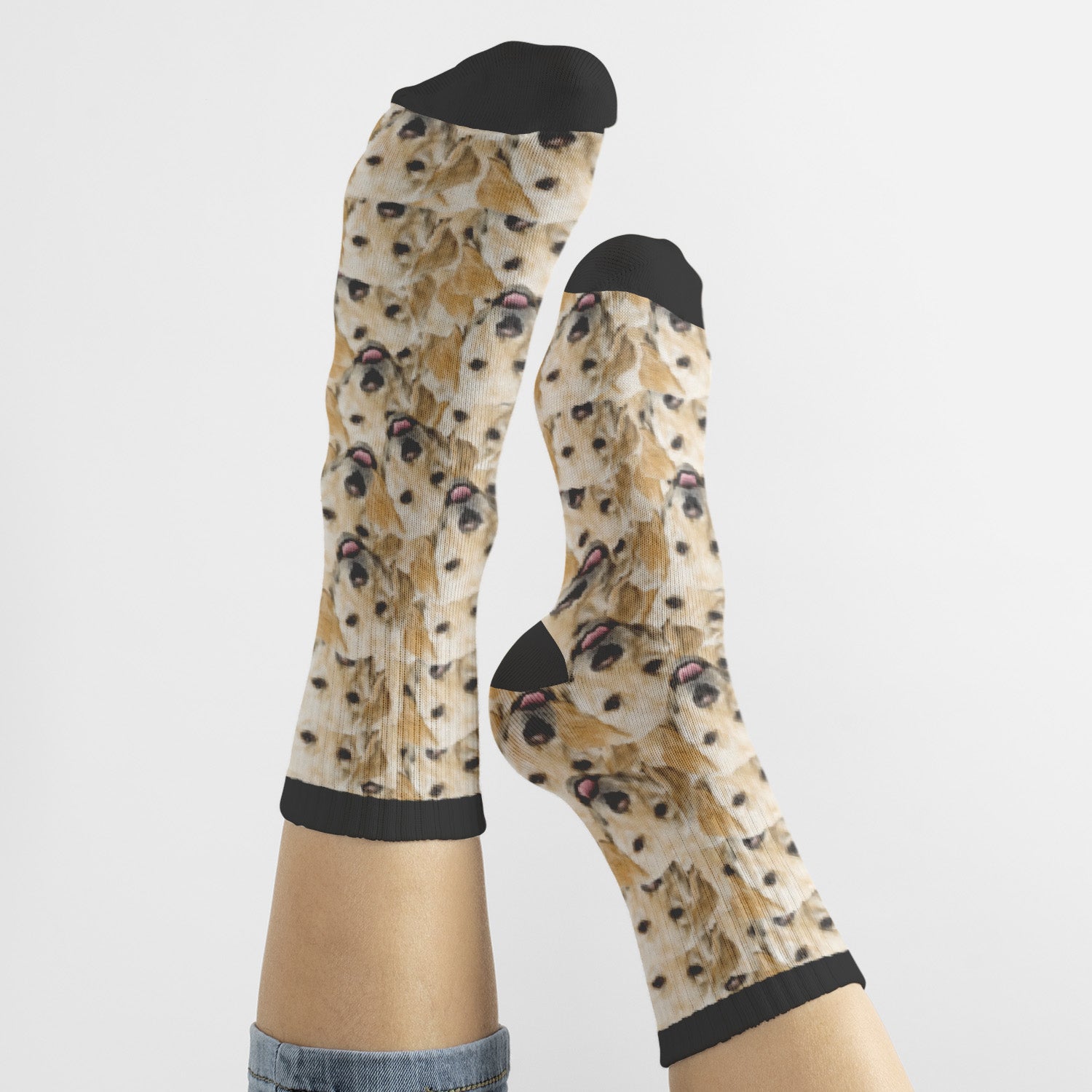 Personalized Socks with Many Pet Faces