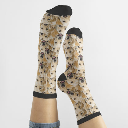 Personalized Socks with Many Pet Faces