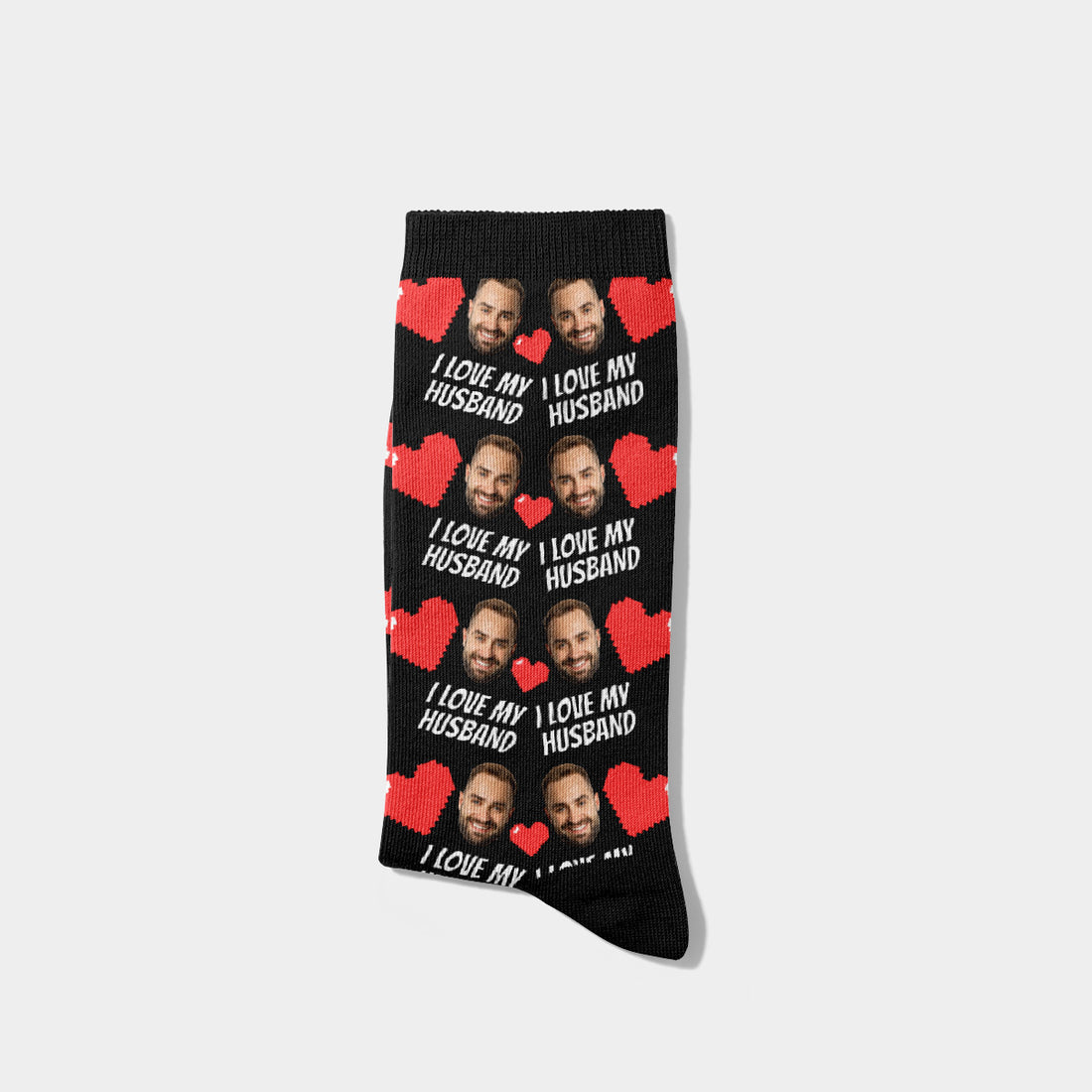 Personalized Husband Photo Socks