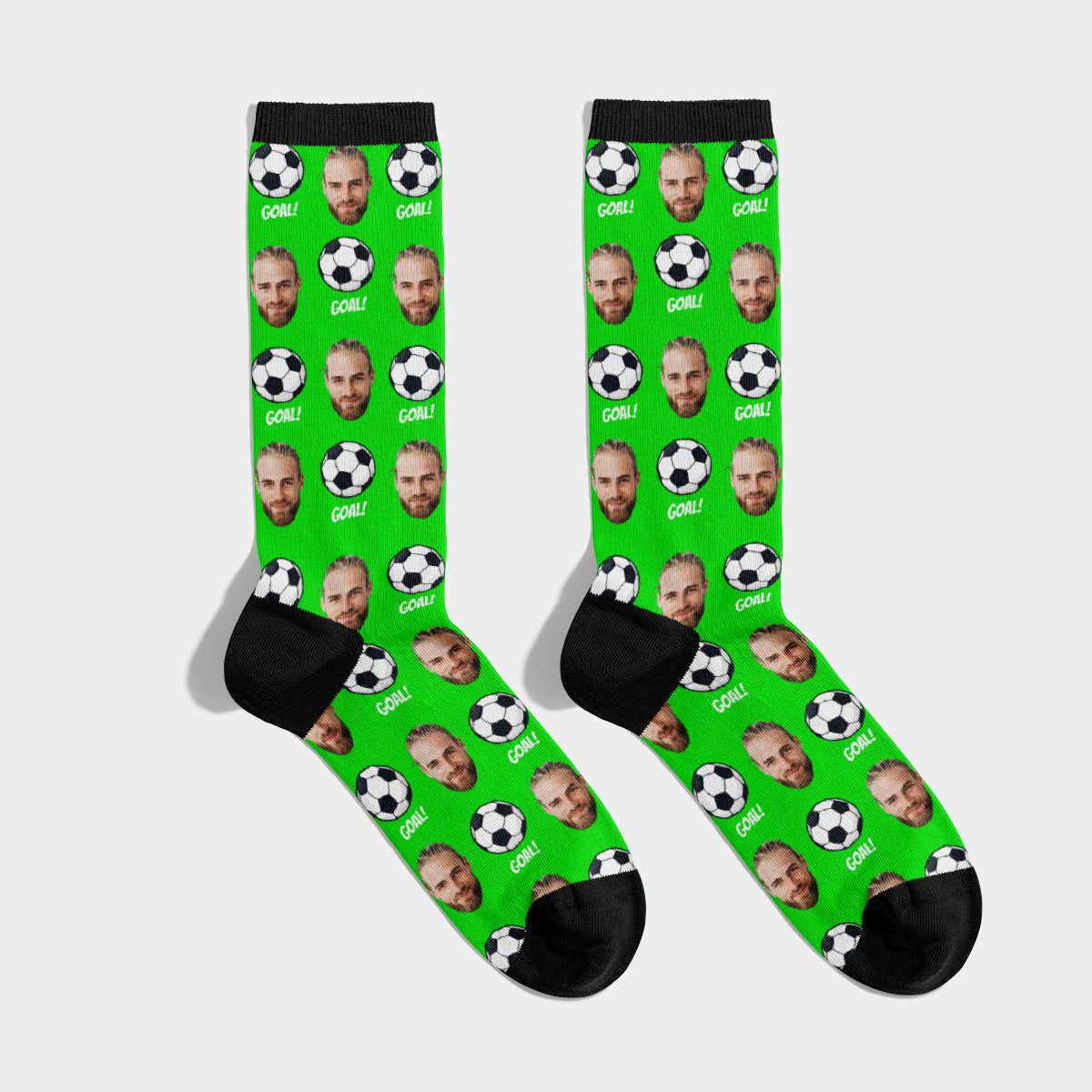 Personalized Football Photo Socks