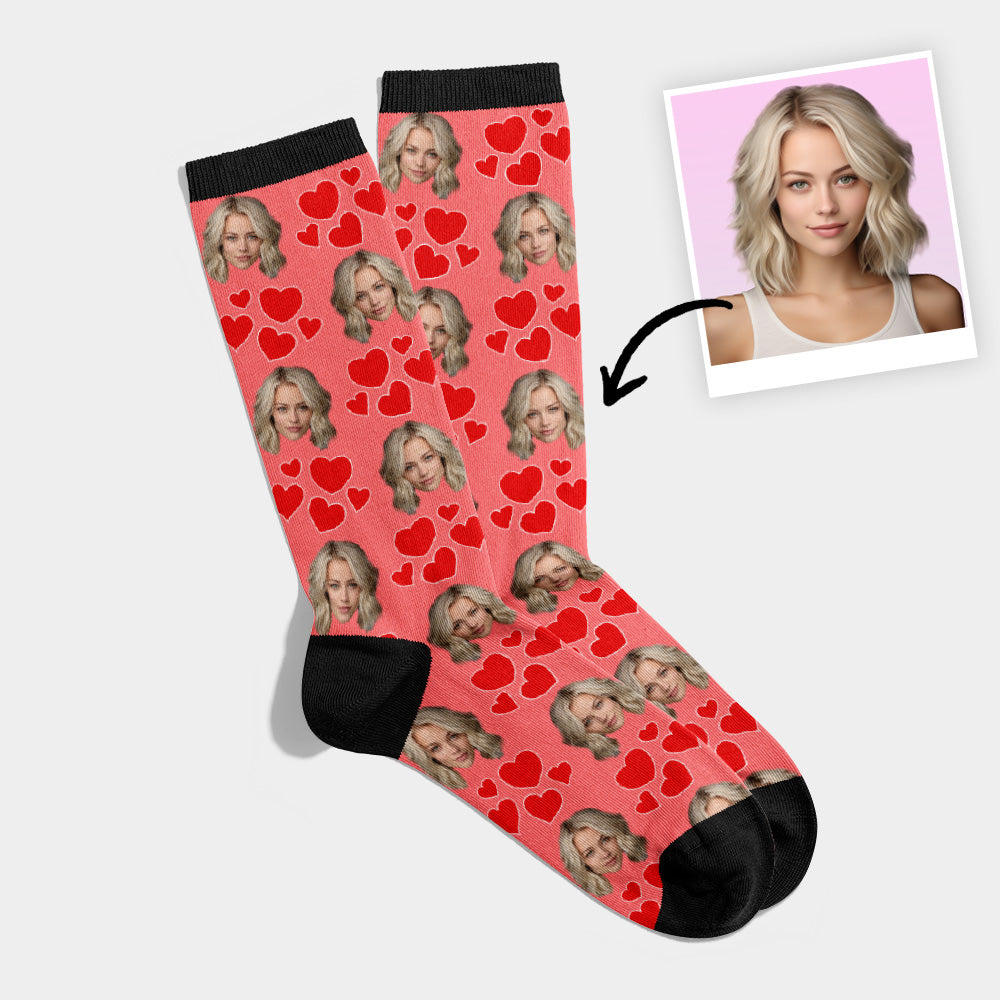 Personalized Valentines Day Socks