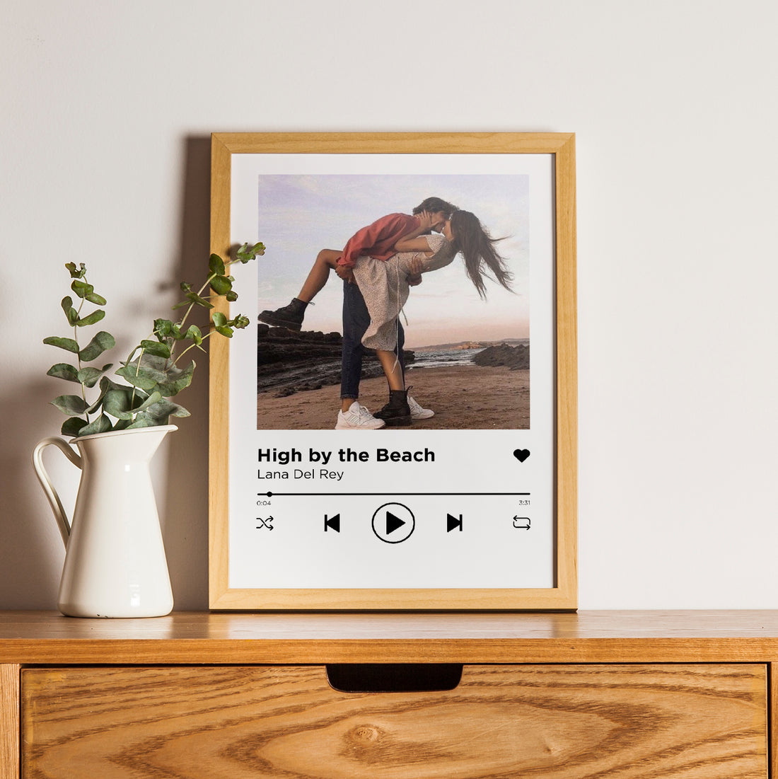 Personalized Poster Spotify Song and Photo