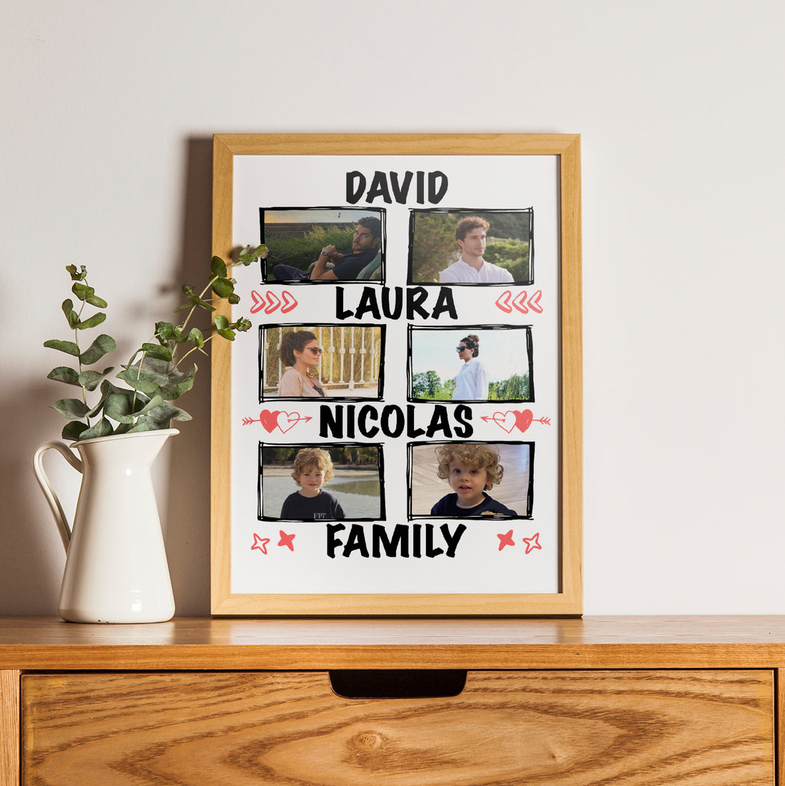 Personalized Family Poster With Photos