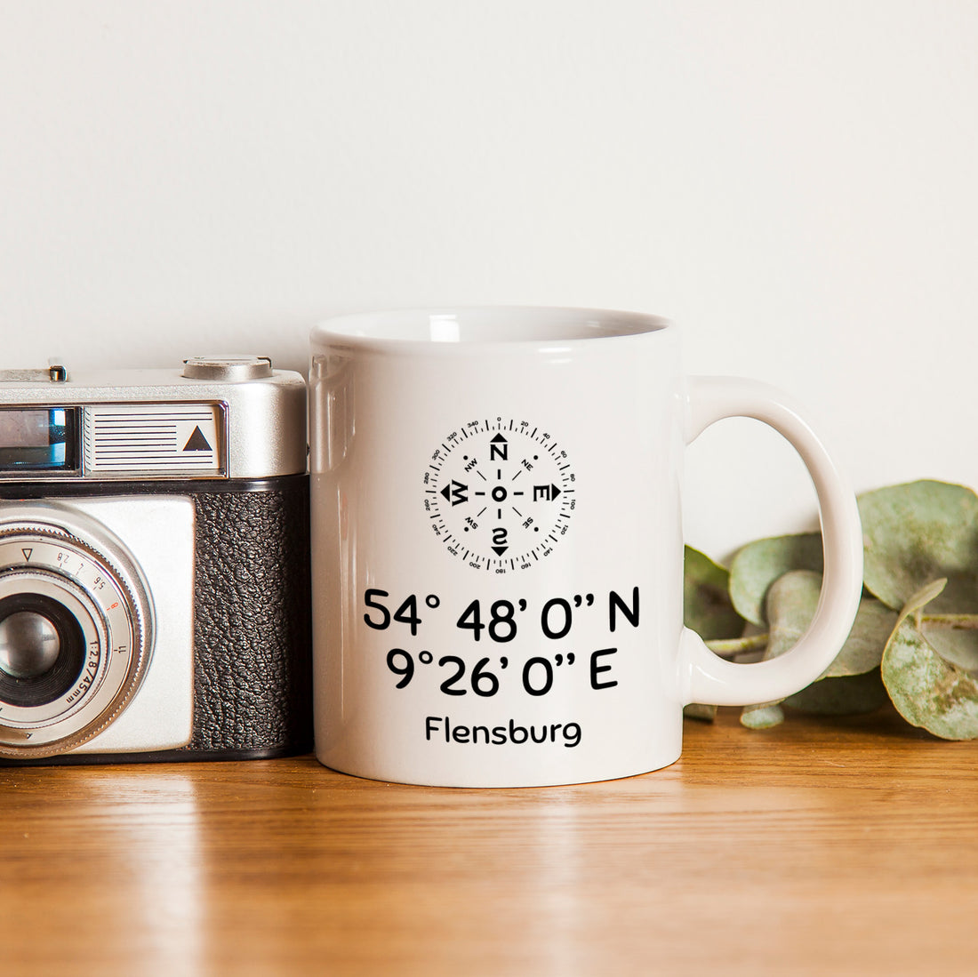 Personalized Coordinates Mug