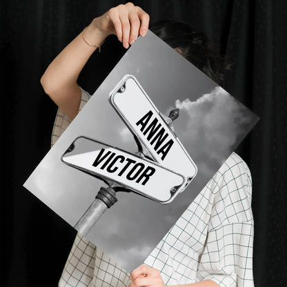 Personalized Poster Sign With Names