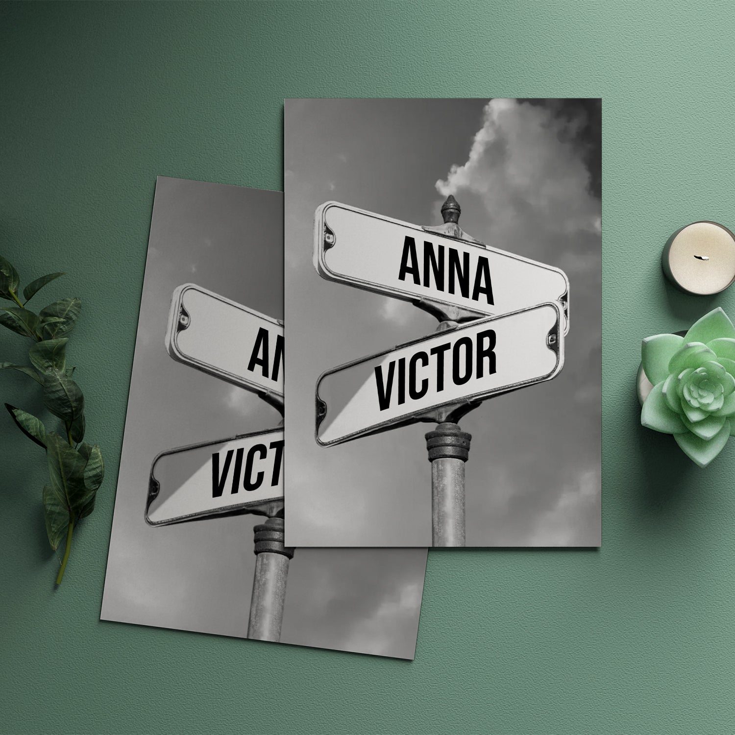 Personalized Poster Sign With Names