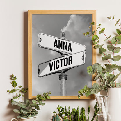 Personalized Poster Sign With Names