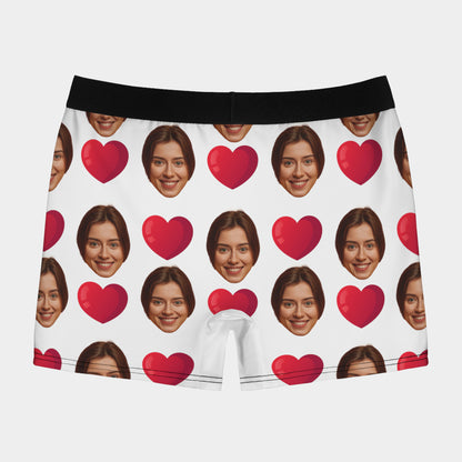 Funny Personalized Boxers For Men With Face
