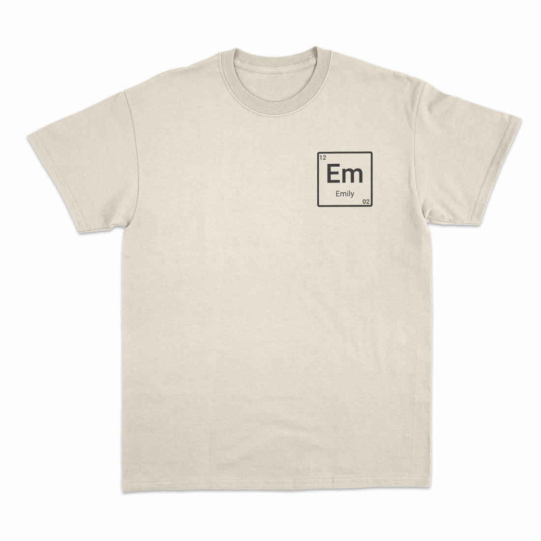 Personalized T-Shirt Chemical Element Name