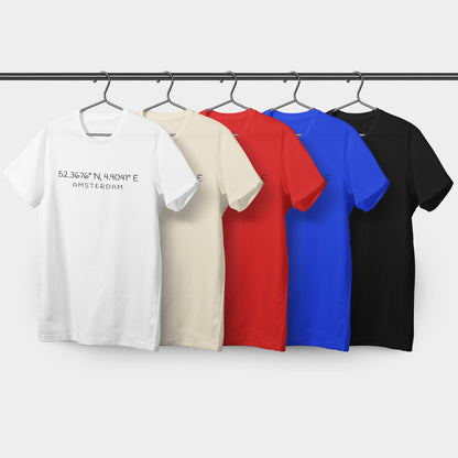Custom T-shirt With Coordinates And City
