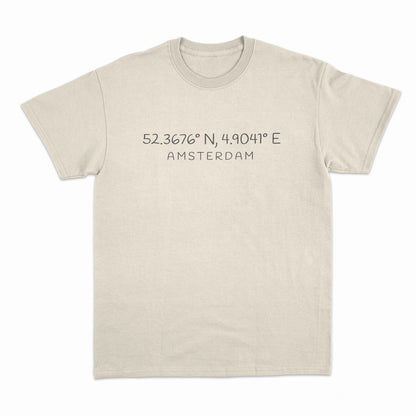 Custom T-shirt With Coordinates And City