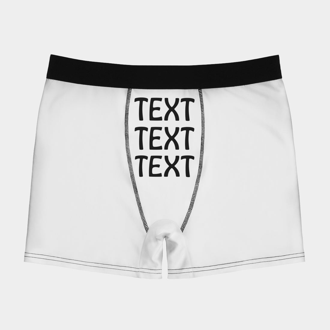 Funny Personalized Boxers For Men With Text