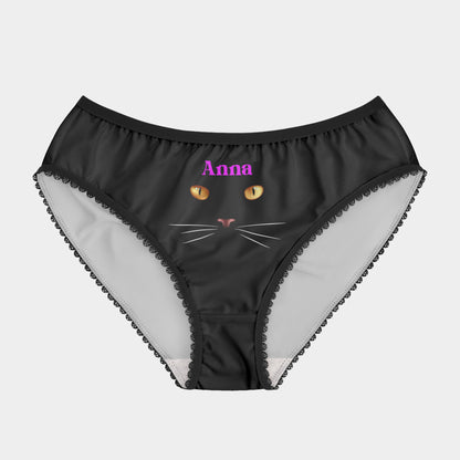 Personalized Cat Underwear For Women With Name