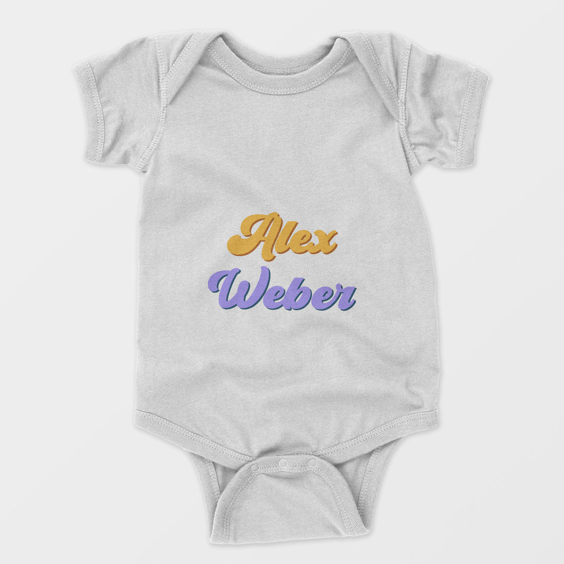 Personalized Baby Bodysuit Onesie For Newborn With Name