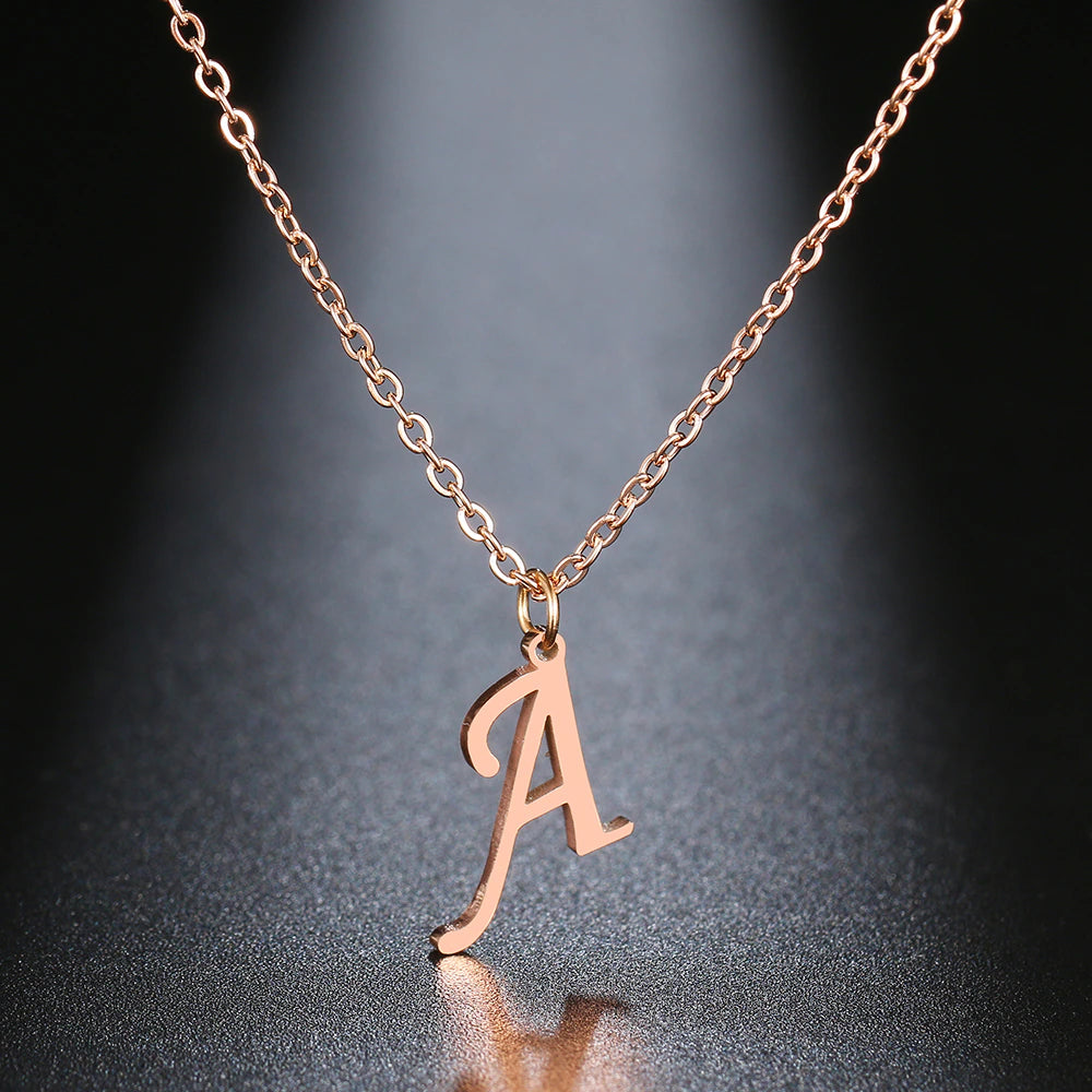 Personalized Initial Letter Necklace