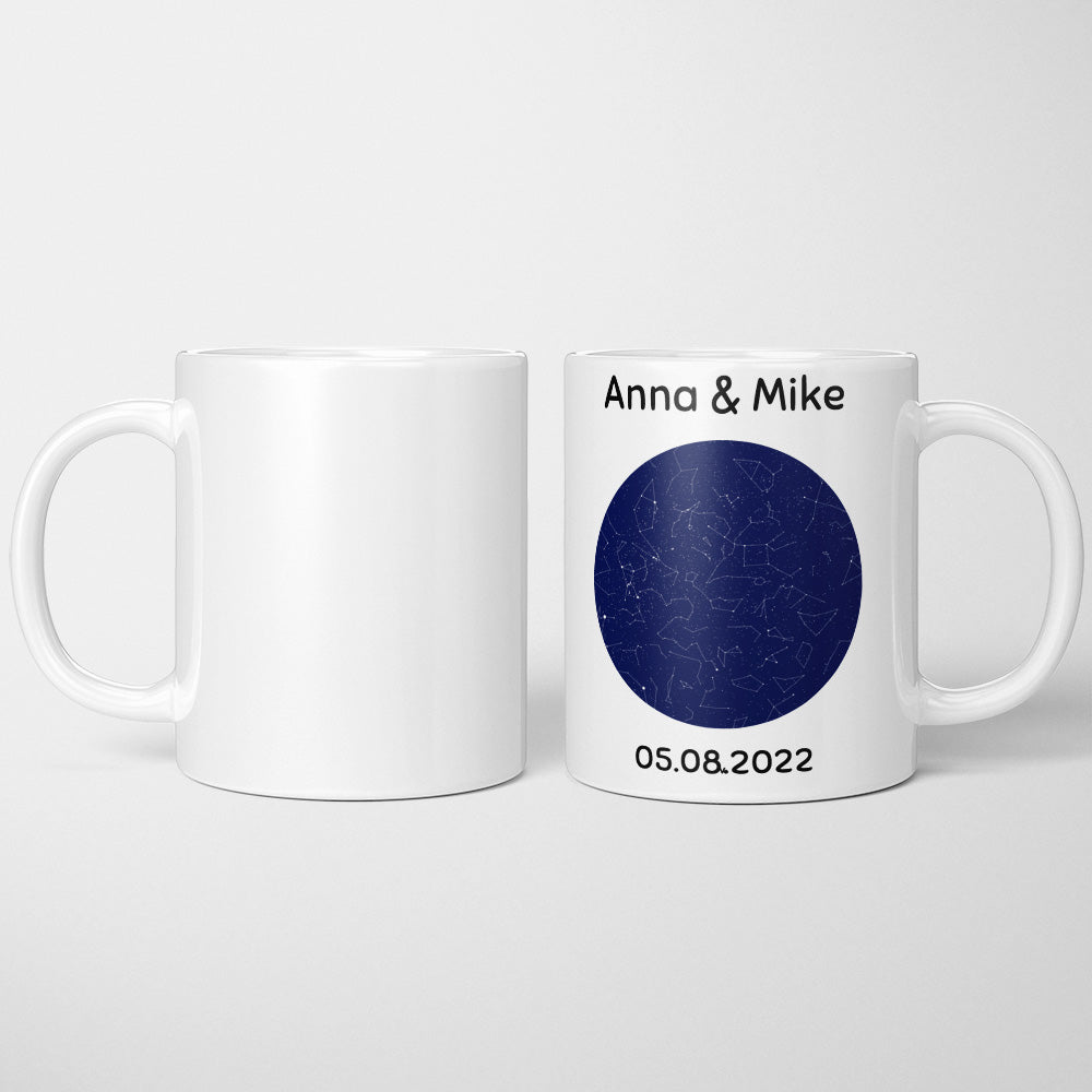 Personalized Star Map Mug