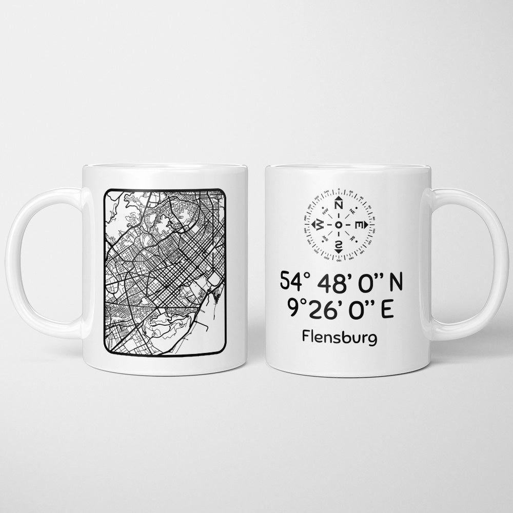 Personalized Coordinates Mug