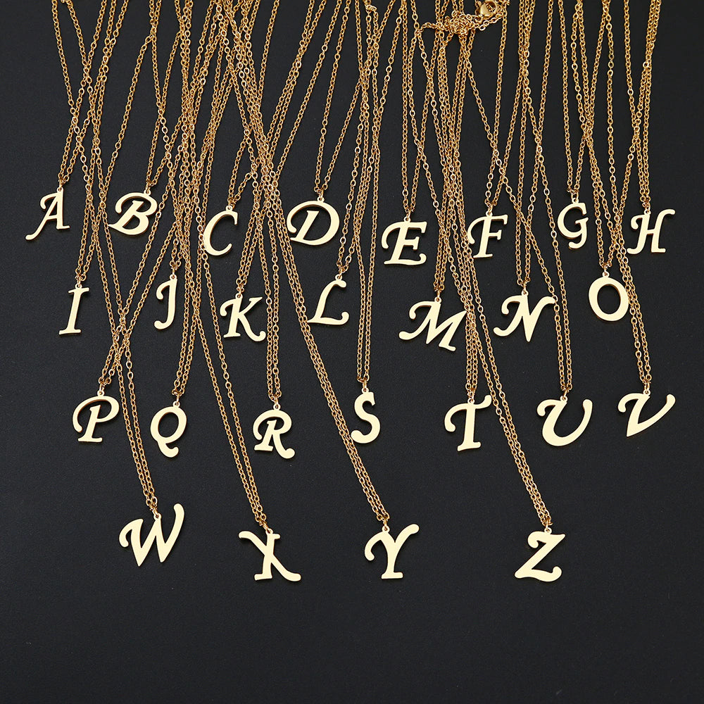 Personalized Initial Letter Necklace