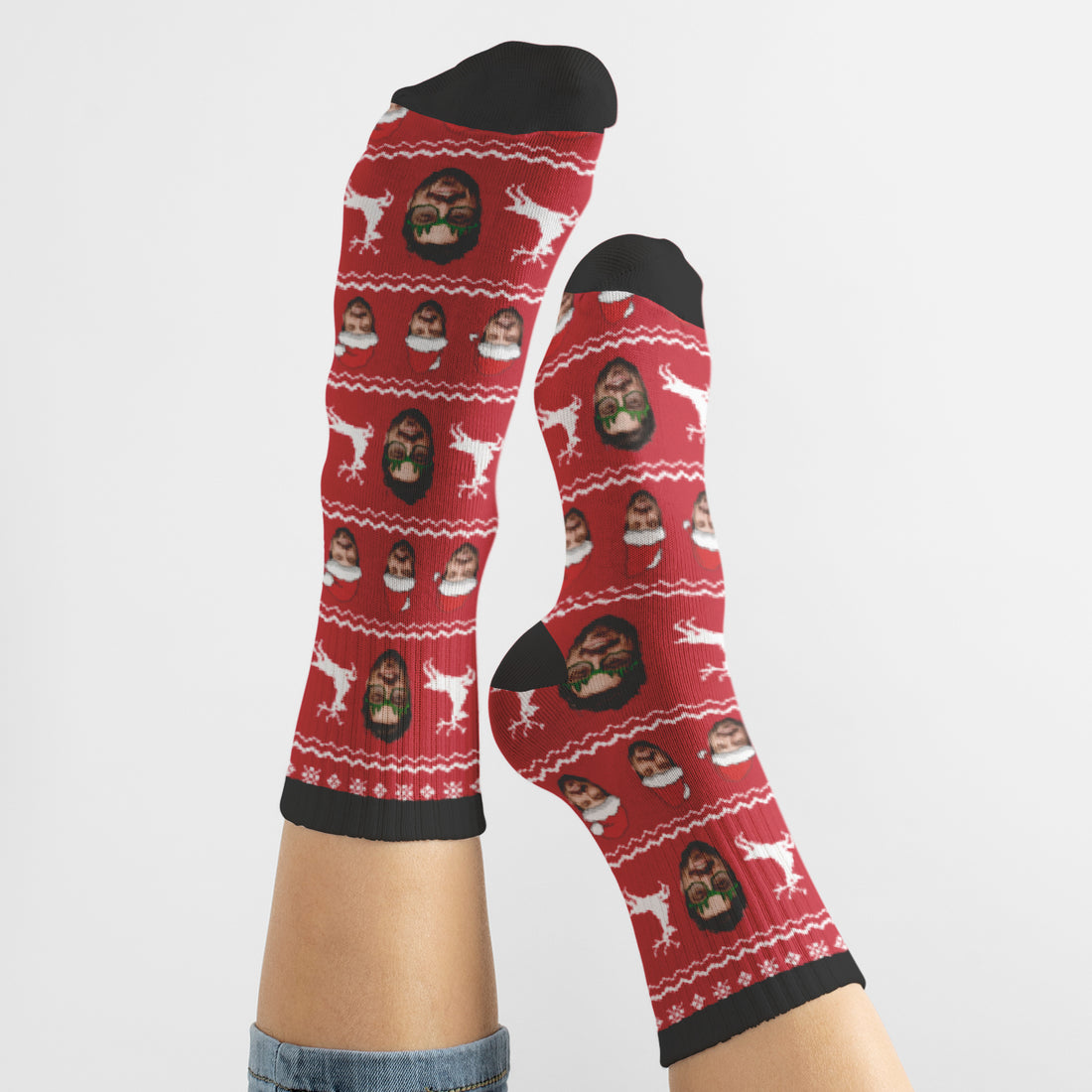 Personalized Face Christmas Socks