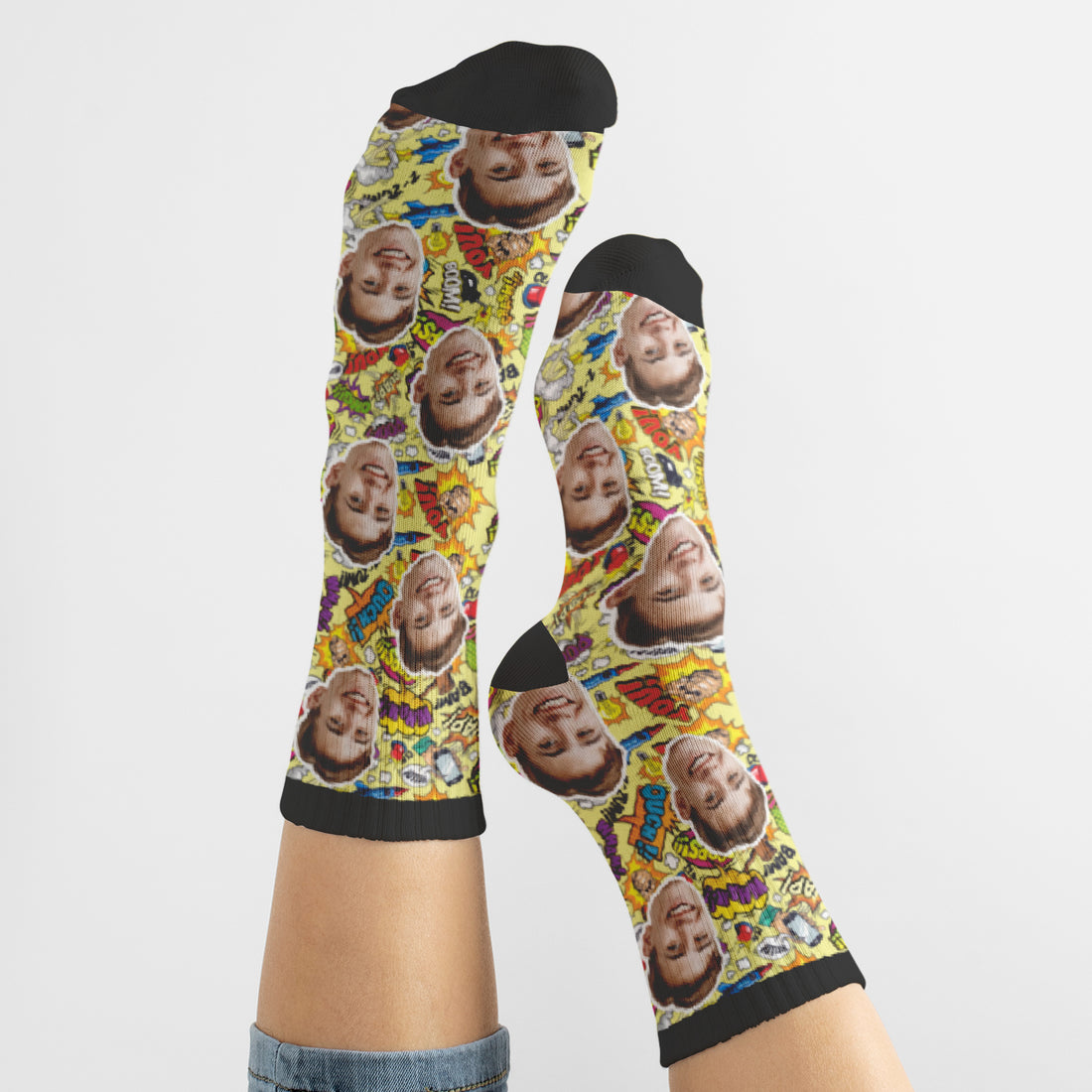 Personalized Comic Socks