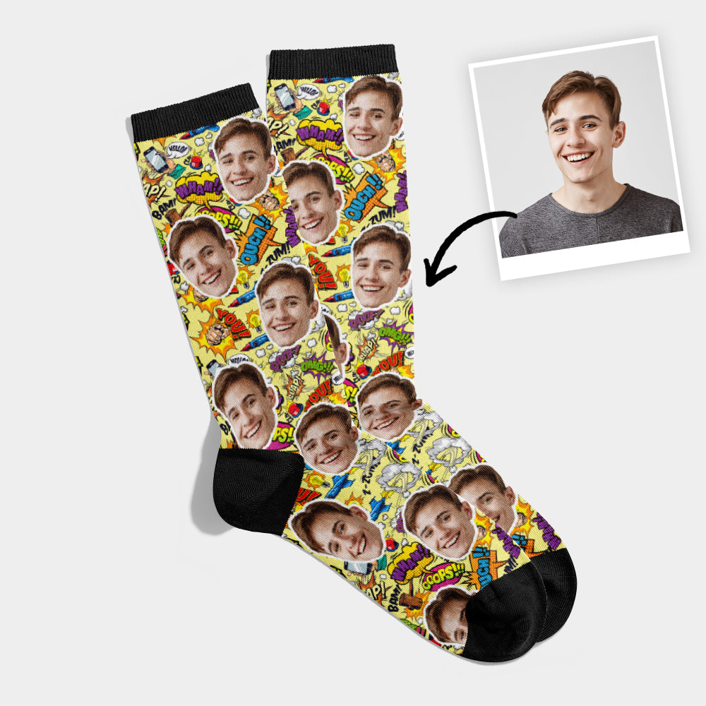 Personalized Comic Socks