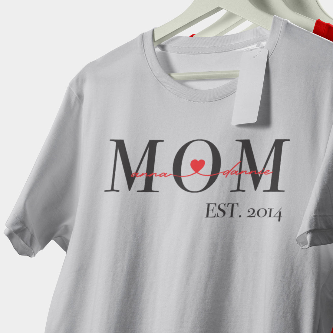 Personalized T-Shirt For Mum Est. With Name