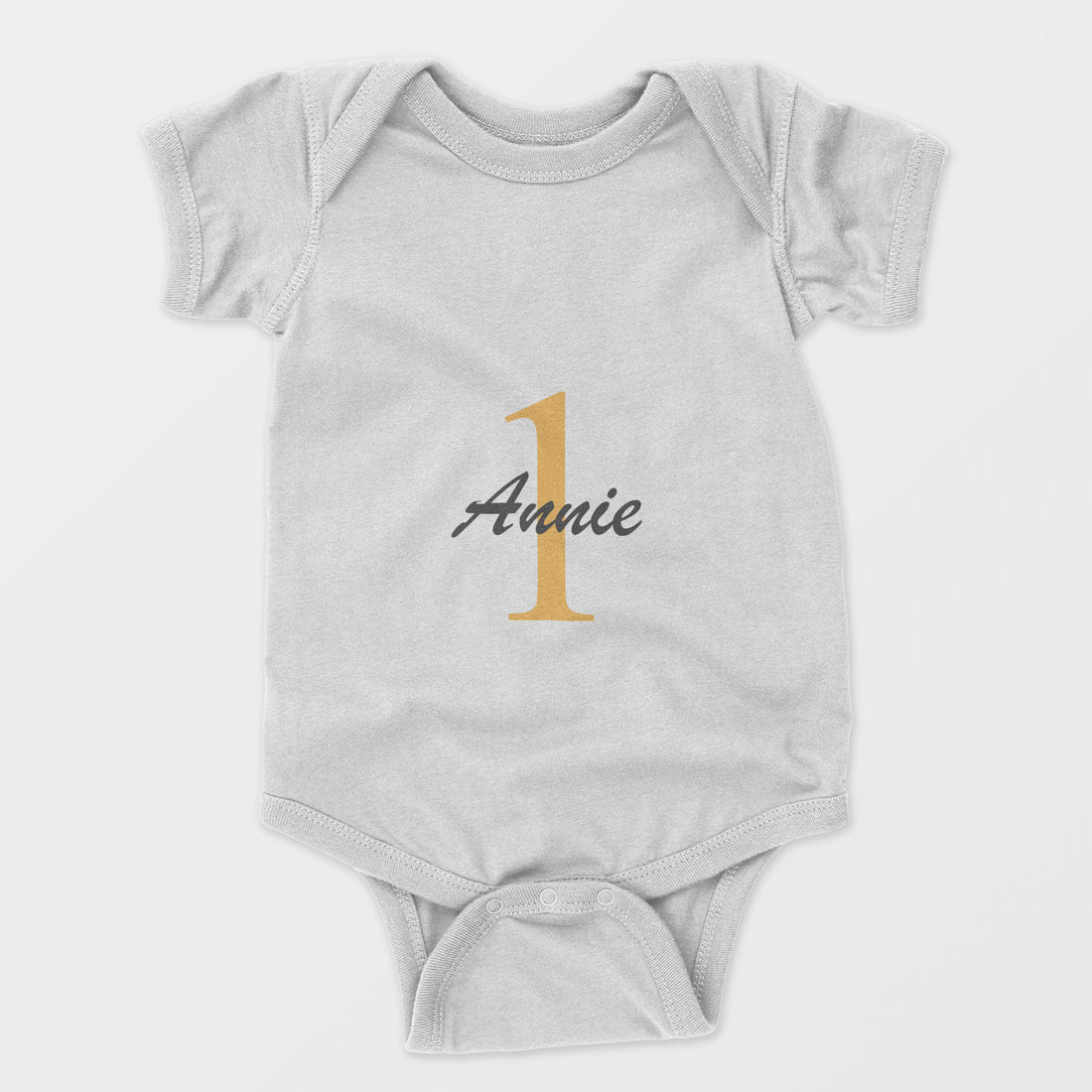 Personalized Baby Bodysuit Onesie For Newborn First Birthday With Name