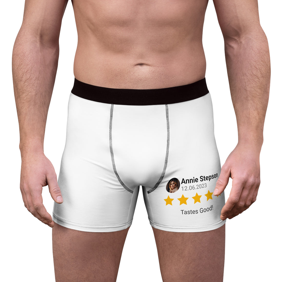 Funny Personalized Boxers For Men With Review