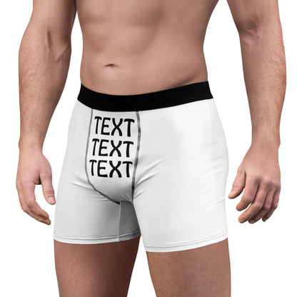 Funny Personalized Boxers For Men With Text