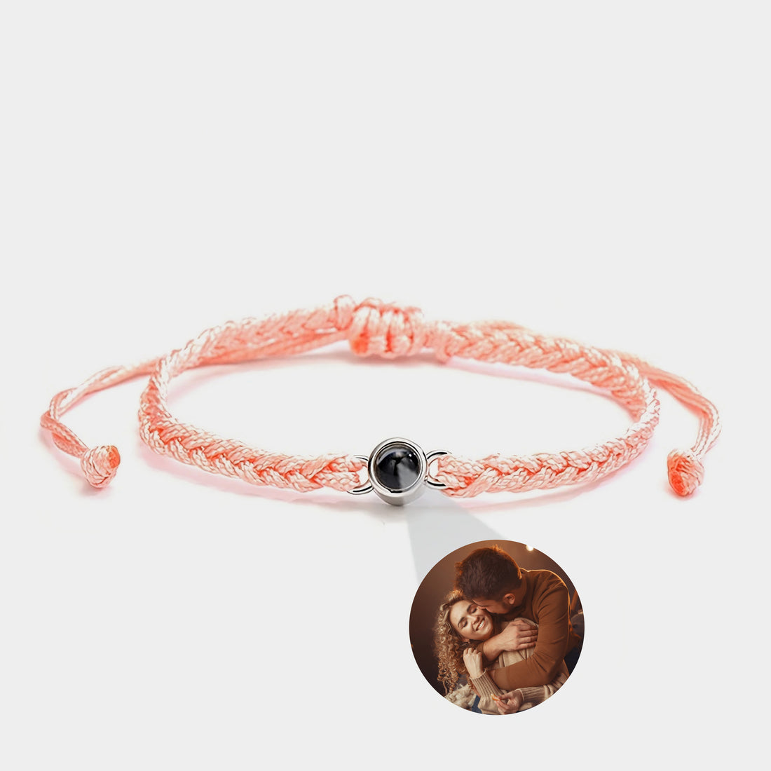 Personalized Rope Bracelet with Photo Projection
