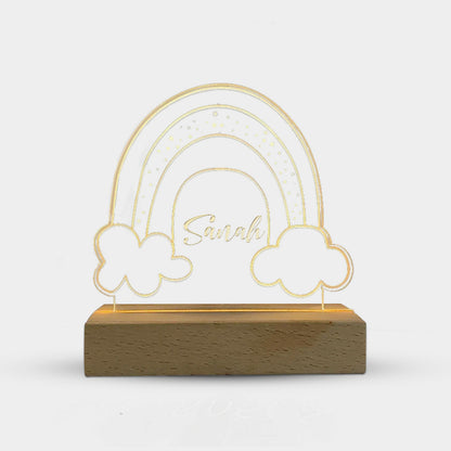 Personalized LED Cloud Lamp Kids Night Light With Name
