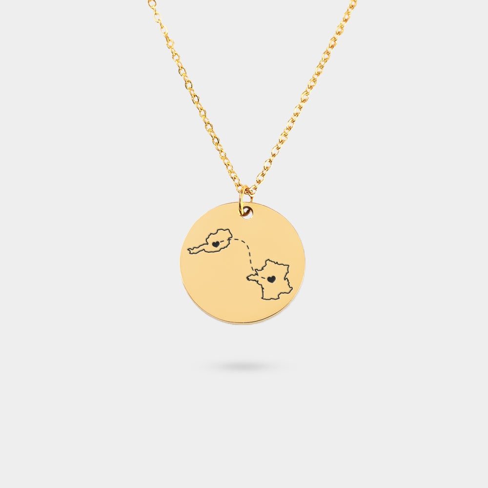 Personalized Countries Necklace