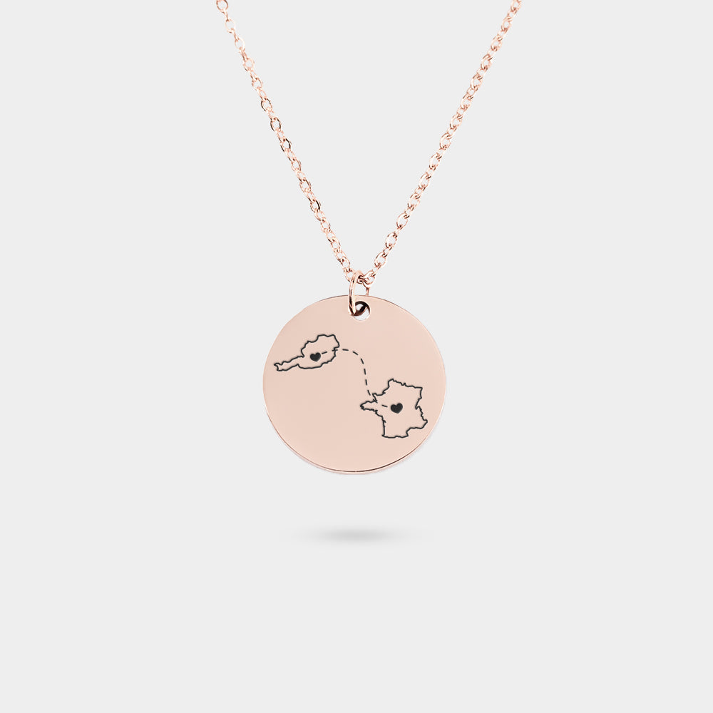 Personalized Countries Necklace