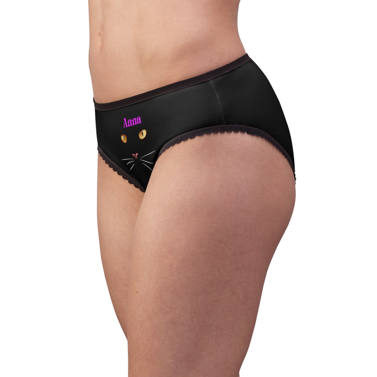 Personalized Cat Underwear For Women With Name