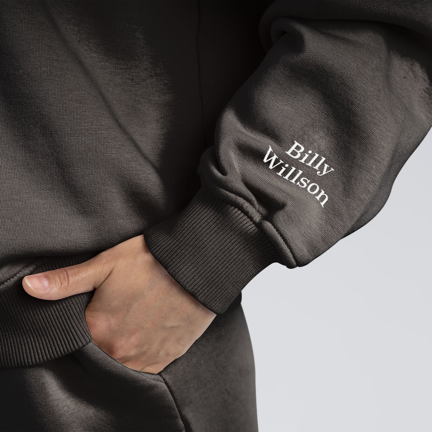 Personalized Hoodie Sweatshirt Dad Embroidered