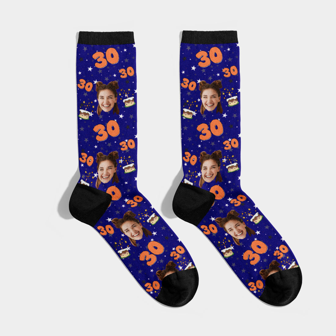 Personalized Number Birthday Socks