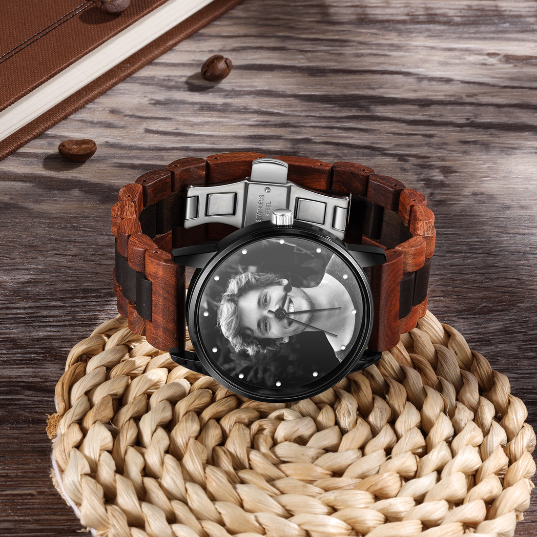 Personalized Photo Watch Wooden Wristband