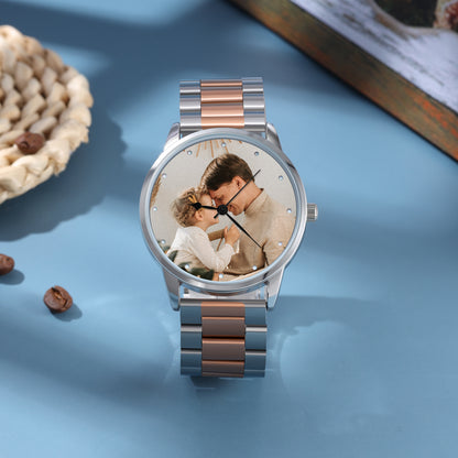 Custom Photo Watch Stainless Steel Wristband For Women