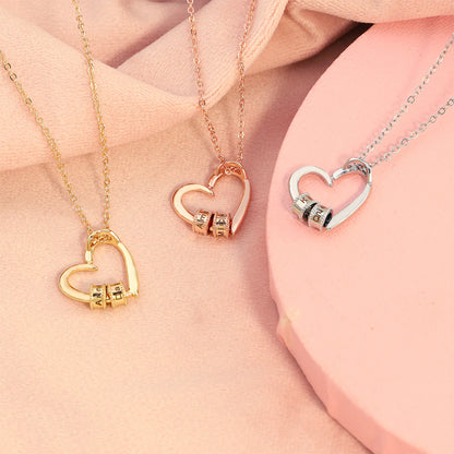 Personalized Heart Necklace with Names