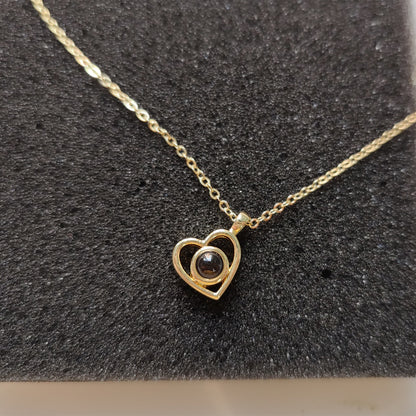 Personalized Photo Projection Necklace