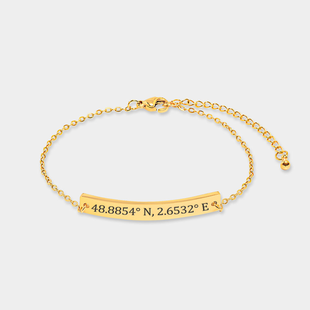 Bracelet Coordinates gold