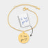 Bracelet Handwritten Message gold