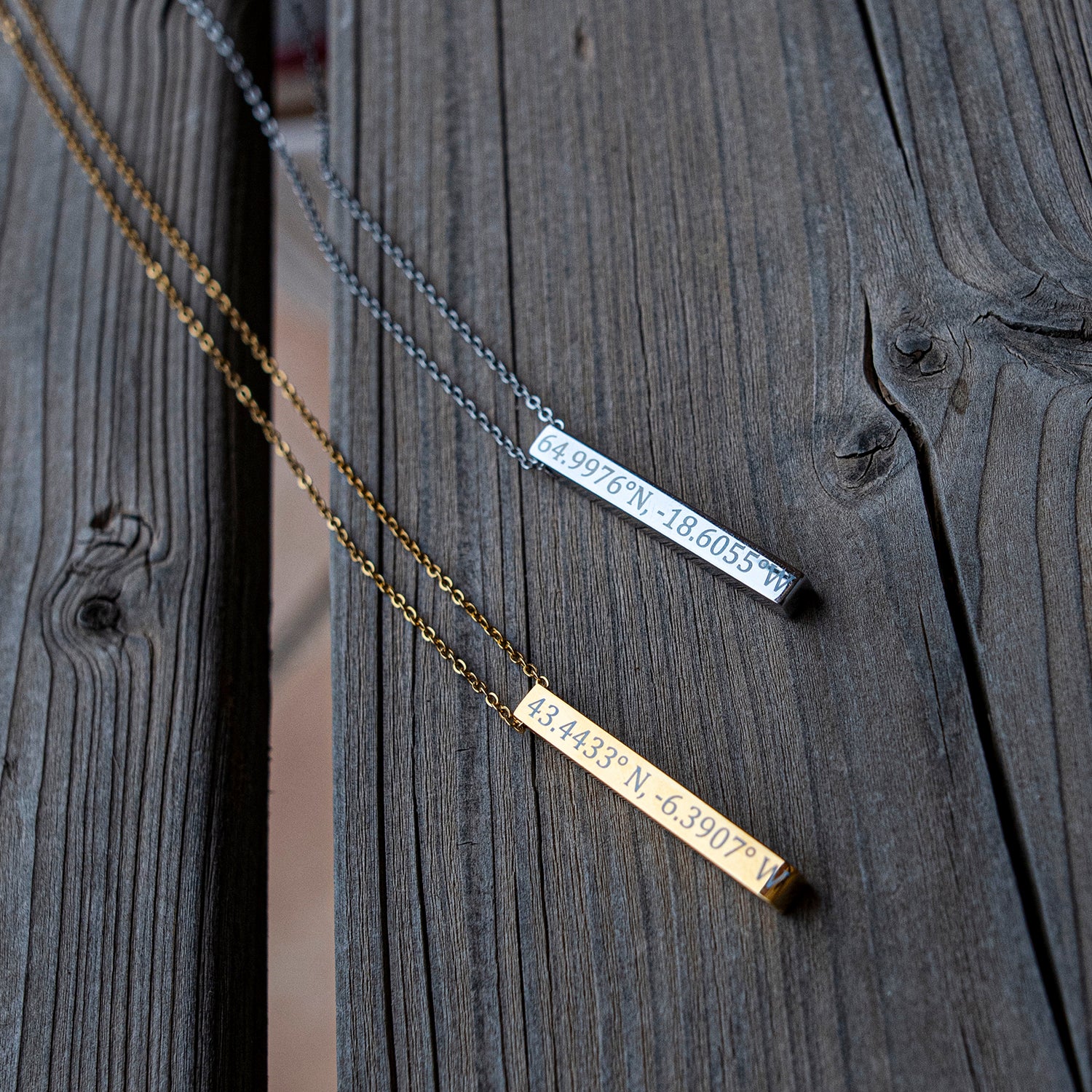 Custom Coordinates Necklace