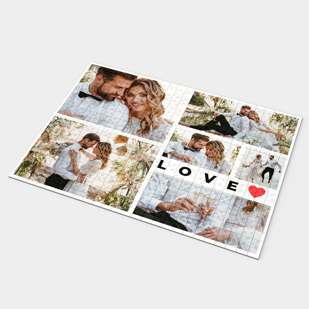 Custom Puzzles Love Collage