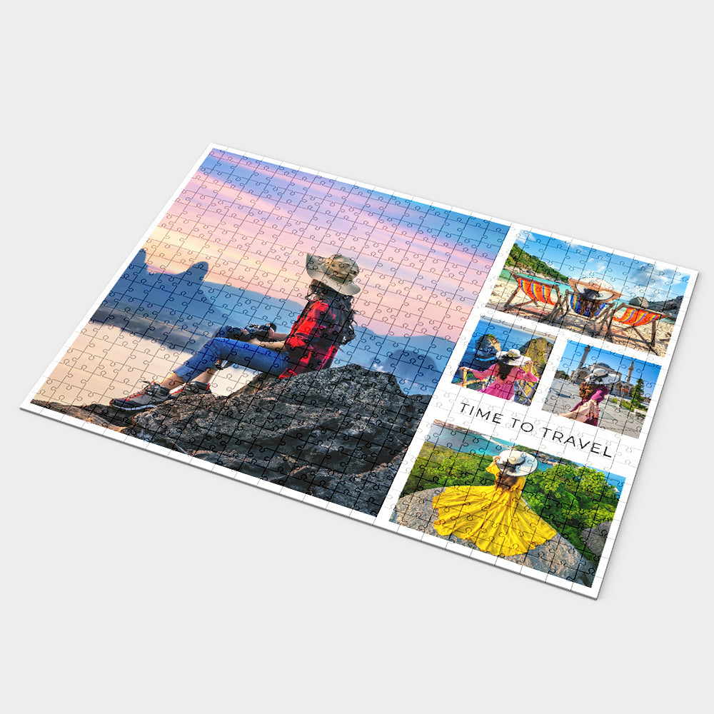 Custom Puzzles Travel Collage